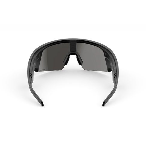 Vue arrière des lunettes Oakley Meta Vanguard avec monture noire et verres Prizm™ Black.
