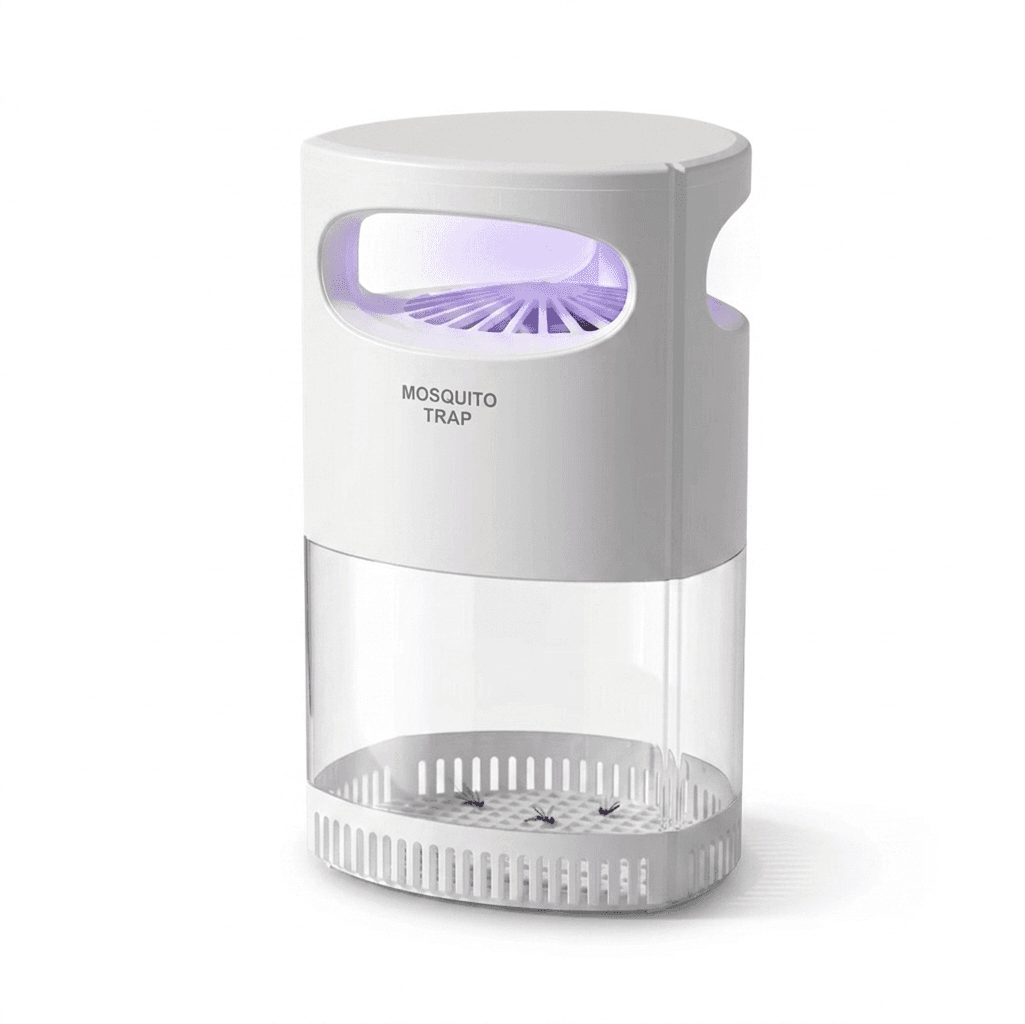 Piège à Moustiques UV Ultra-Silencieux — Blanc