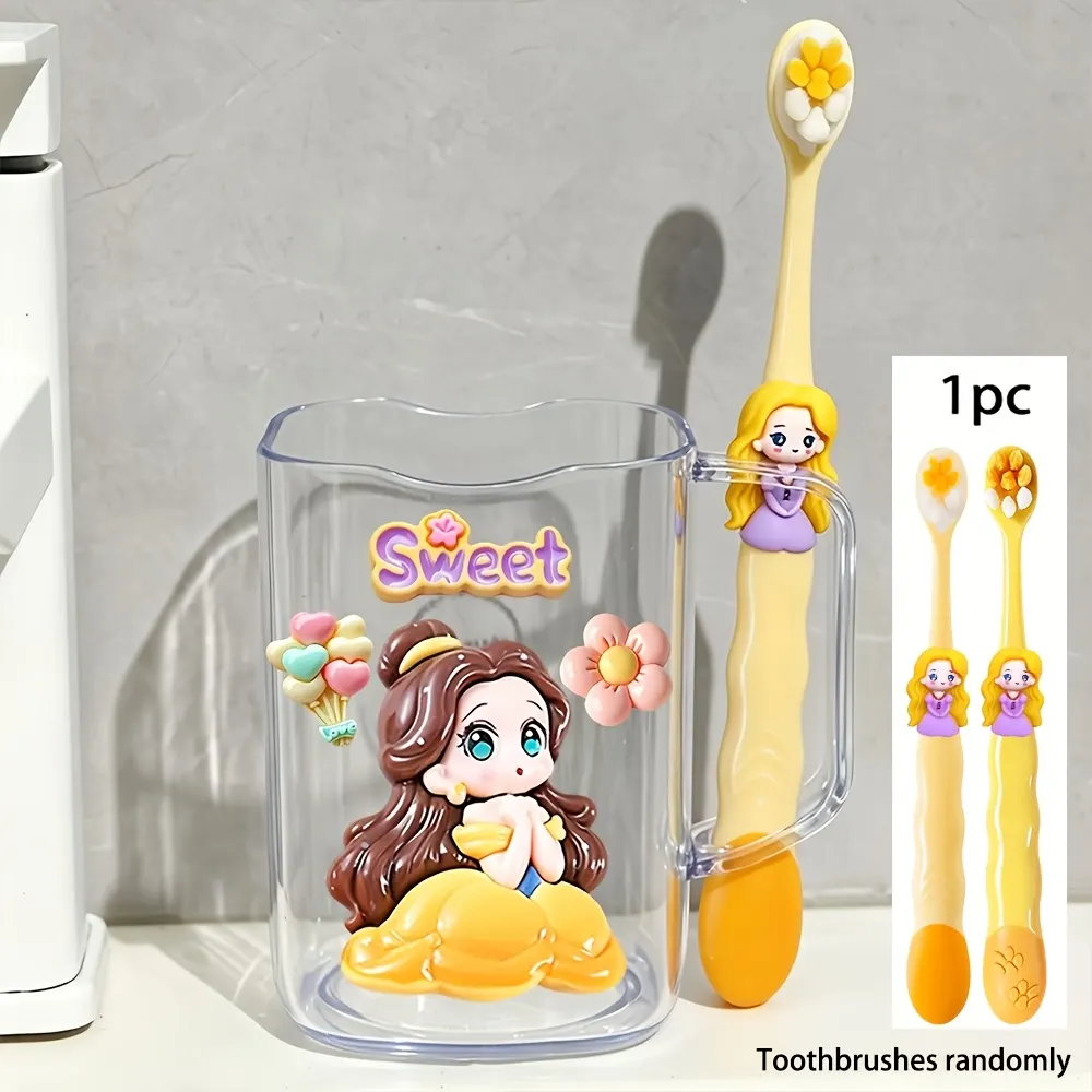 Disney Mickey & Minnie Kids Toothbrush & Rinse Cup Set - Vue 3