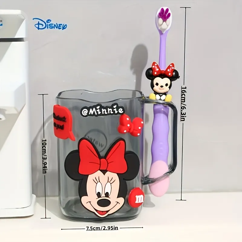 Disney Mickey & Minnie Kids Toothbrush & Rinse Cup Set - Vue 4