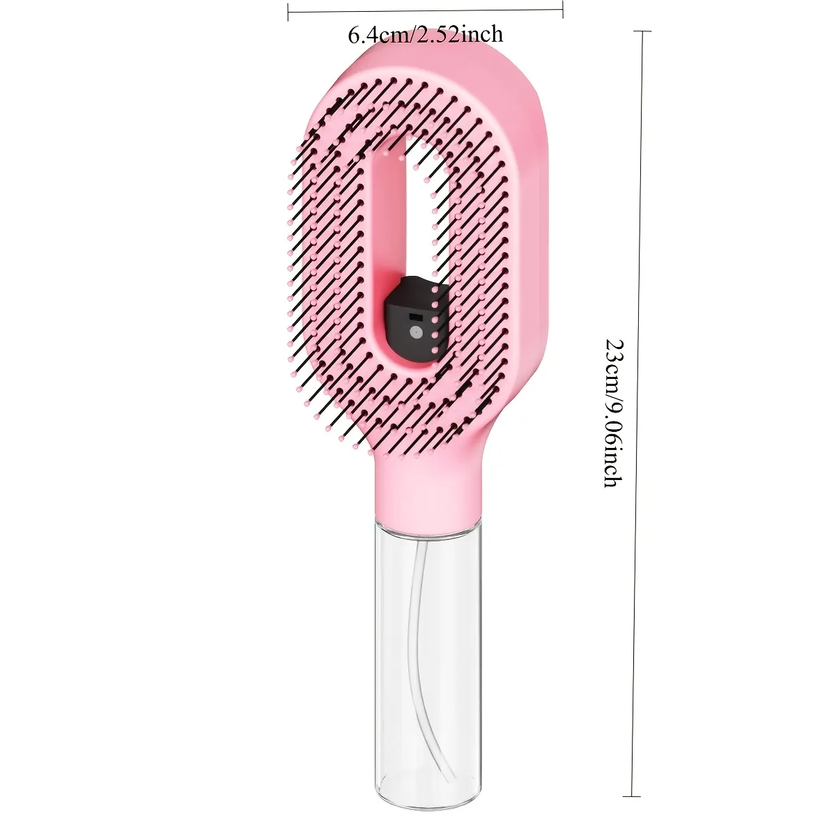 2-in-1 Water Mist Detangling Brush - Anti-Frizz Hair Care - Vue 5