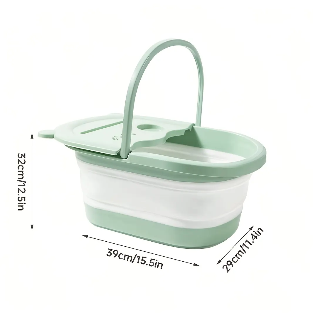 Foldable Foot Spa Bath with Acupressure Massage Rollers - Vue 3