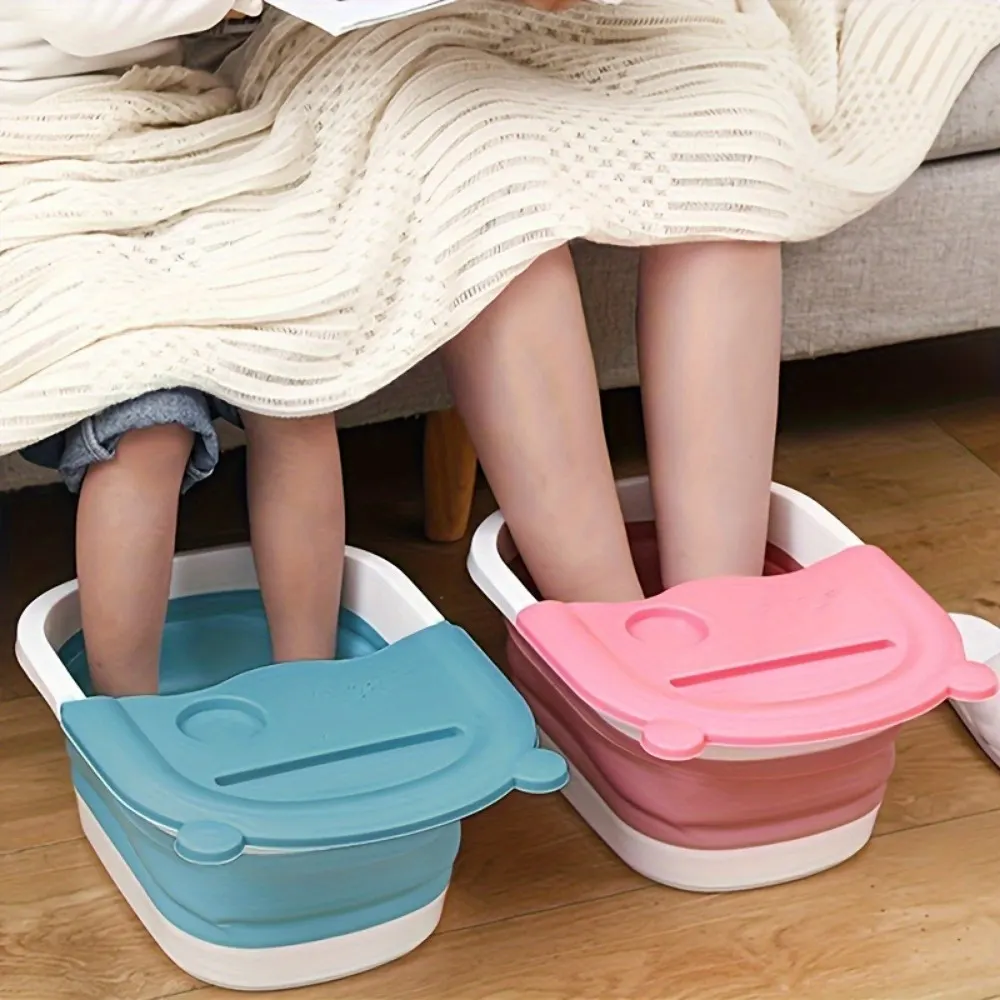 Foldable Foot Spa Bath with Acupressure Massage Rollers - Vue 13