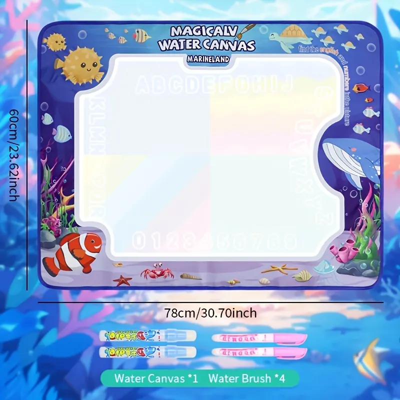 Reusable Magic Water Doodle Mat (Giant Aqua Doodle) - Vue 2