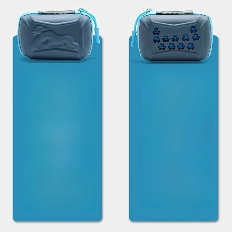 Instant Cooling Towel with Carabiner Case (Ice Effect) - Vue 10