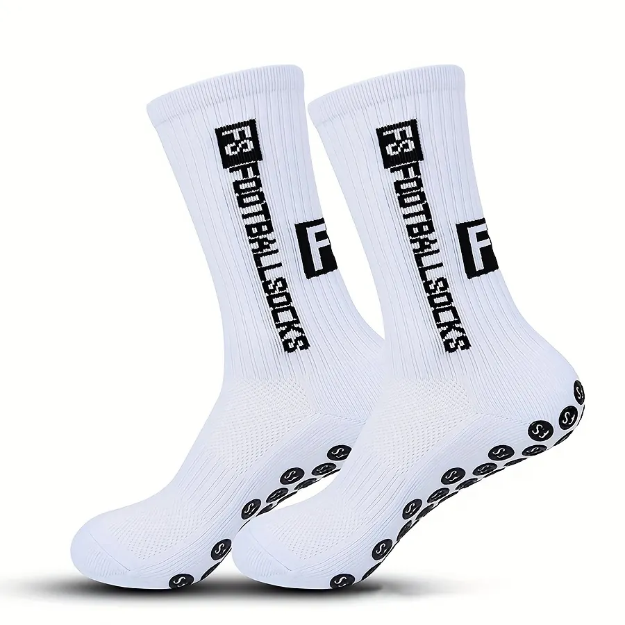 Non-Slip Grip Socks with Silicone Dots for Yoga, Pilates & Home - Vue 2