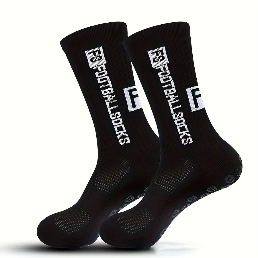 Non-Slip Grip Socks with Silicone Dots for Yoga, Pilates & Home - Vue 4