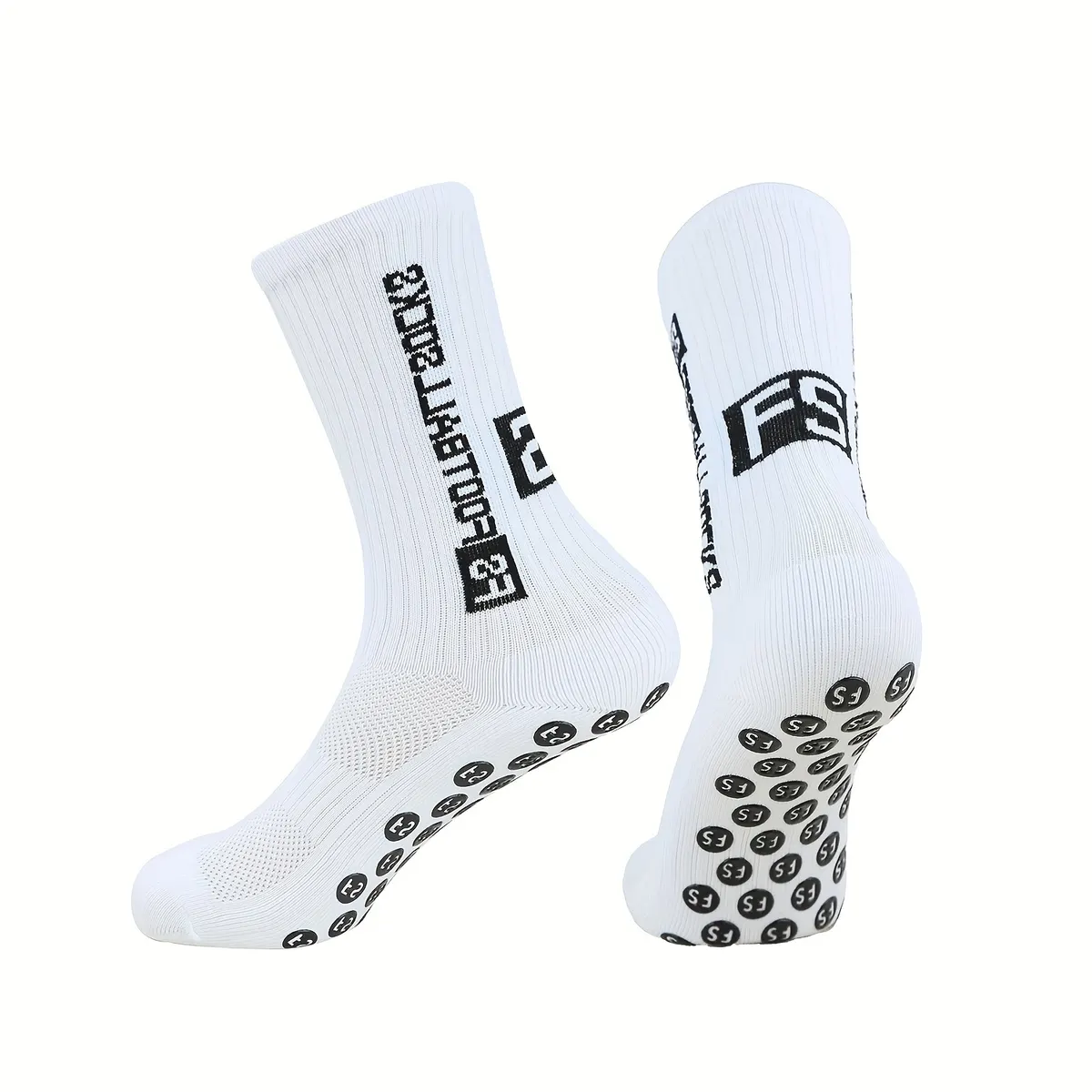Non-Slip Grip Socks with Silicone Dots for Yoga, Pilates & Home - Vue 8