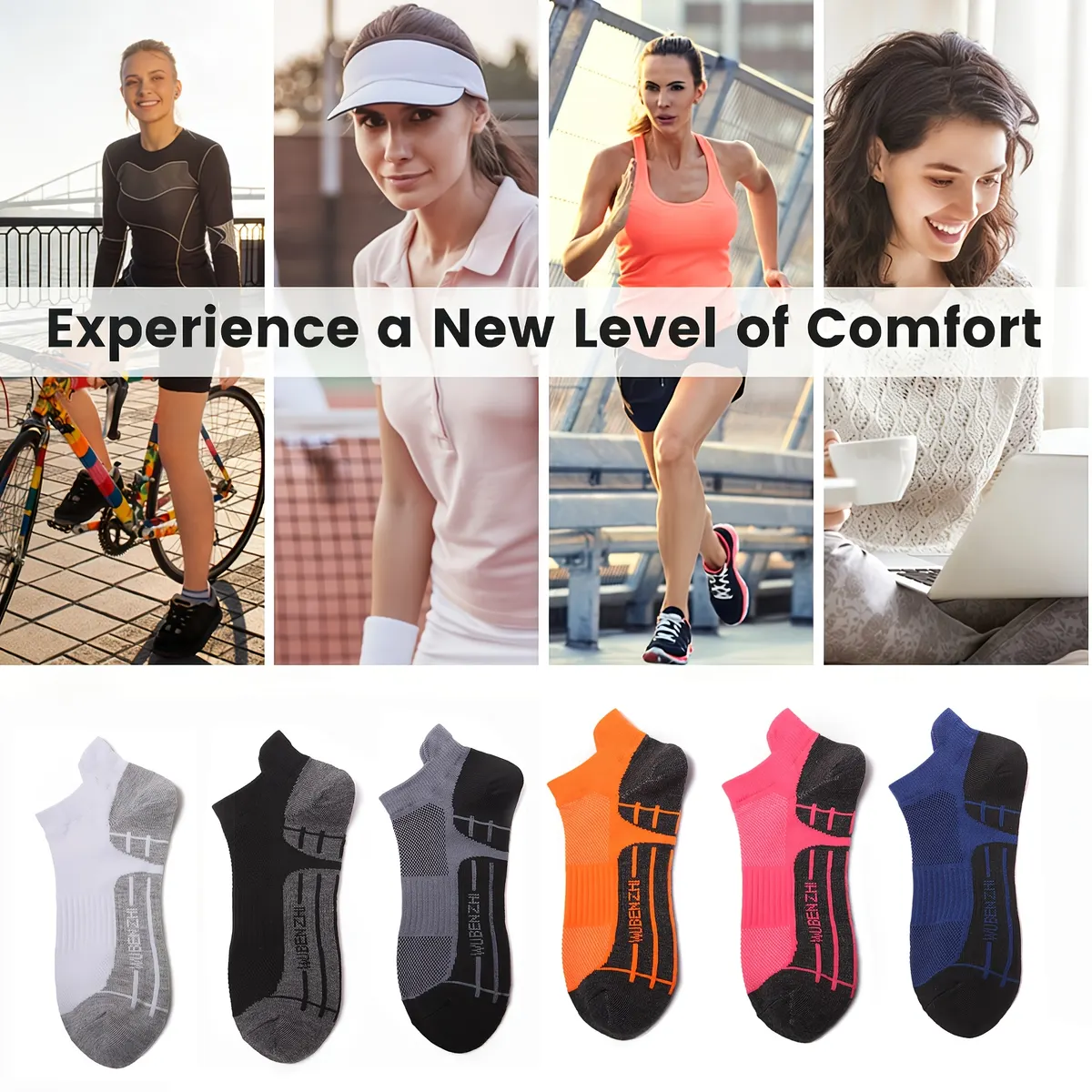 Technical Running Socks - Anti-Blister & Breathable (Running & Trail) - Vue 4