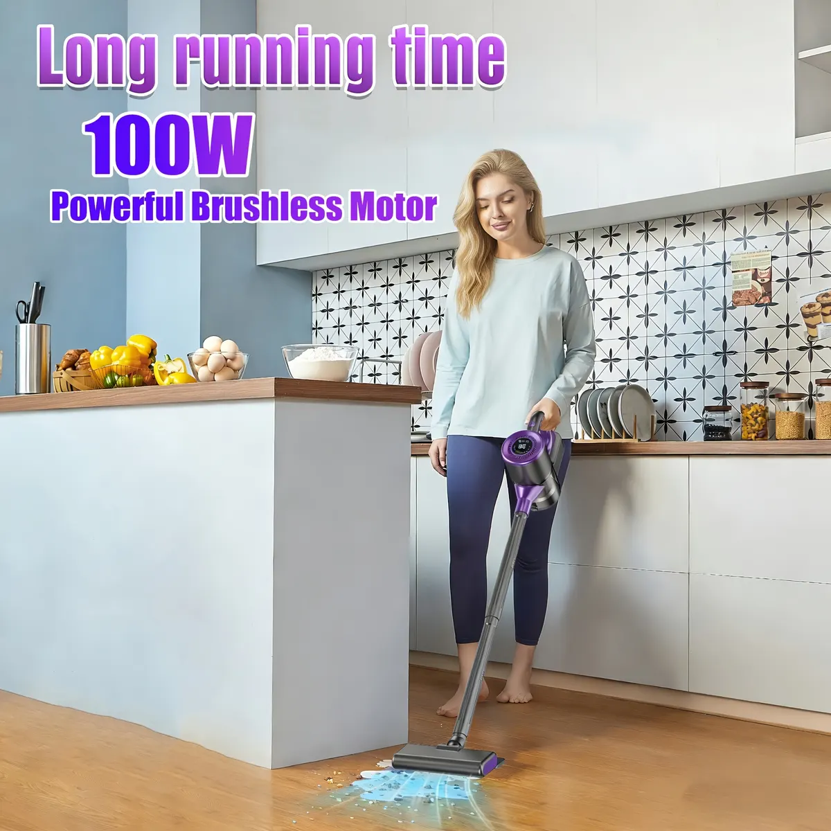 Powerful 9000Pa Cordless Handheld Vacuum - Car, Desk & Sofa - Vue 5