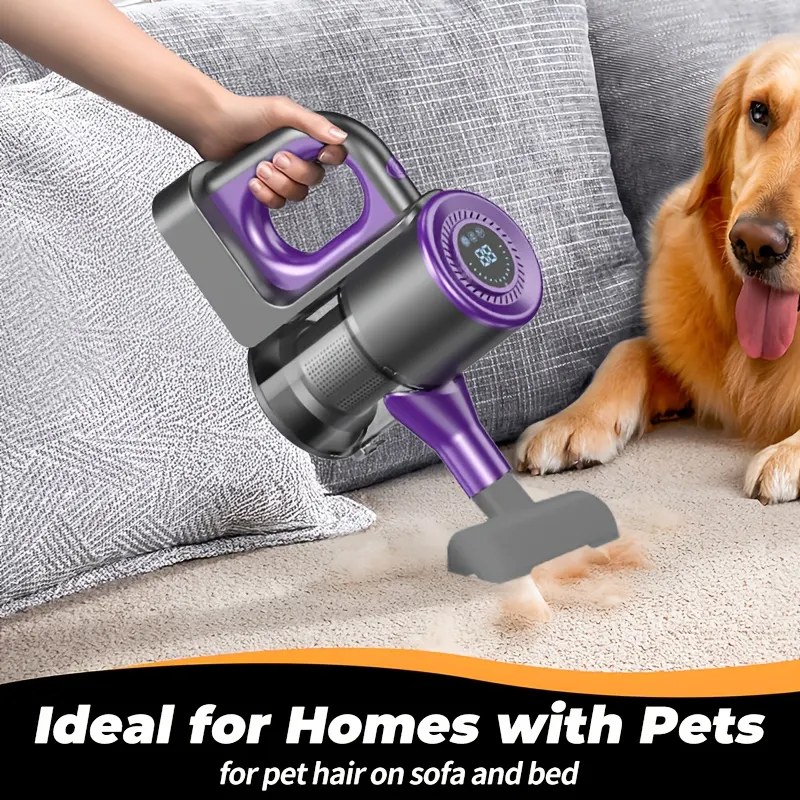 Powerful 9000Pa Cordless Handheld Vacuum - Car, Desk & Sofa - Vue 6