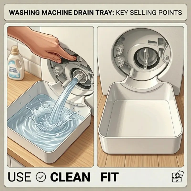Anti-Vibration & Noise-Reducing Washing Machine Pads (x4) - Vue 8