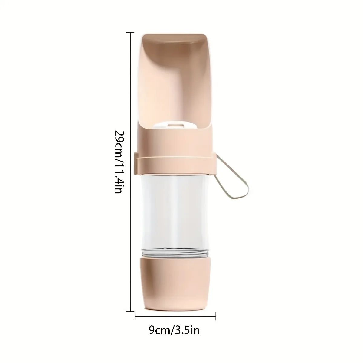 Portable Leak-Proof Dog Water Bottle with Built-In Bowl & Carbon Filter - Vue 5