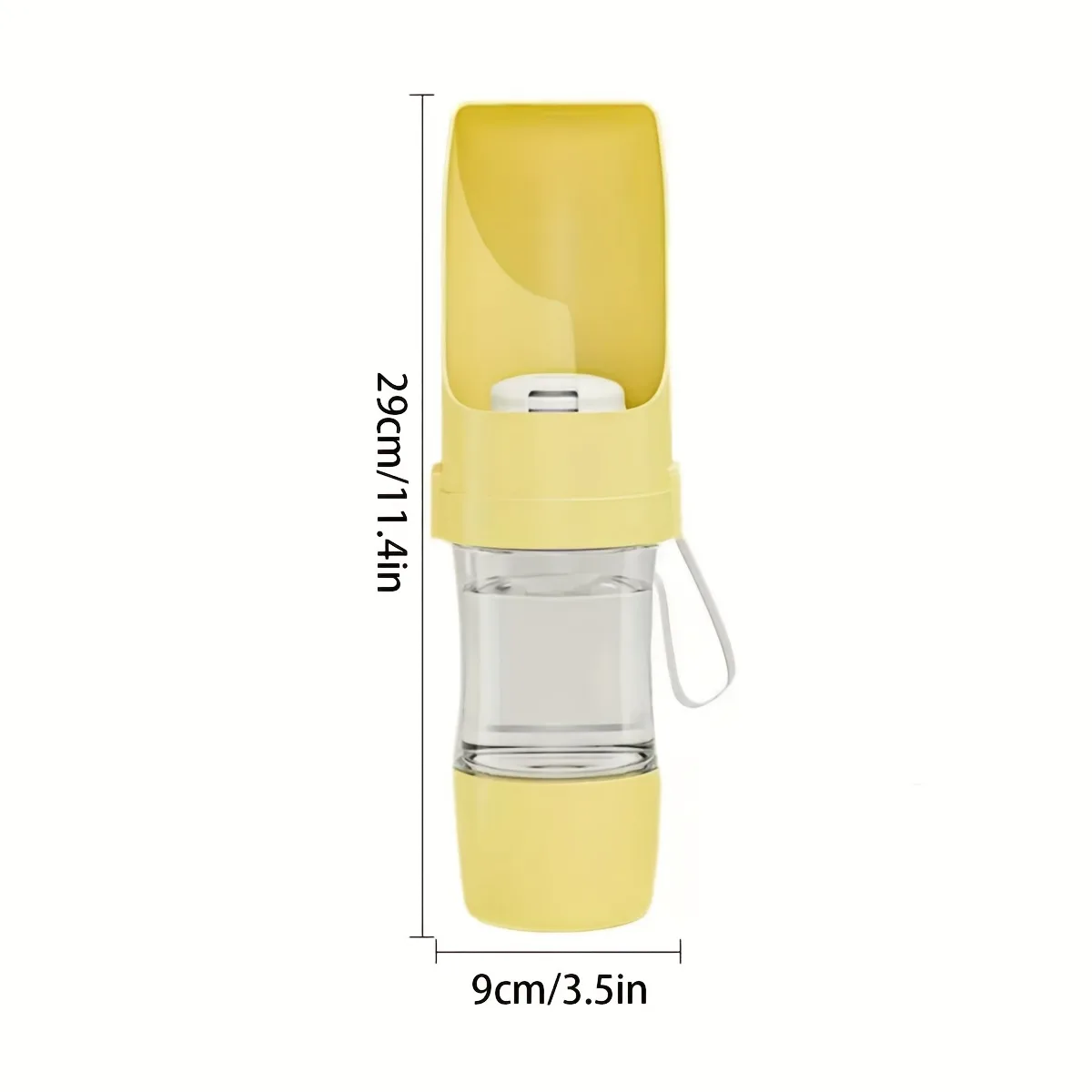 Portable Leak-Proof Dog Water Bottle with Built-In Bowl & Carbon Filter - Vue 7