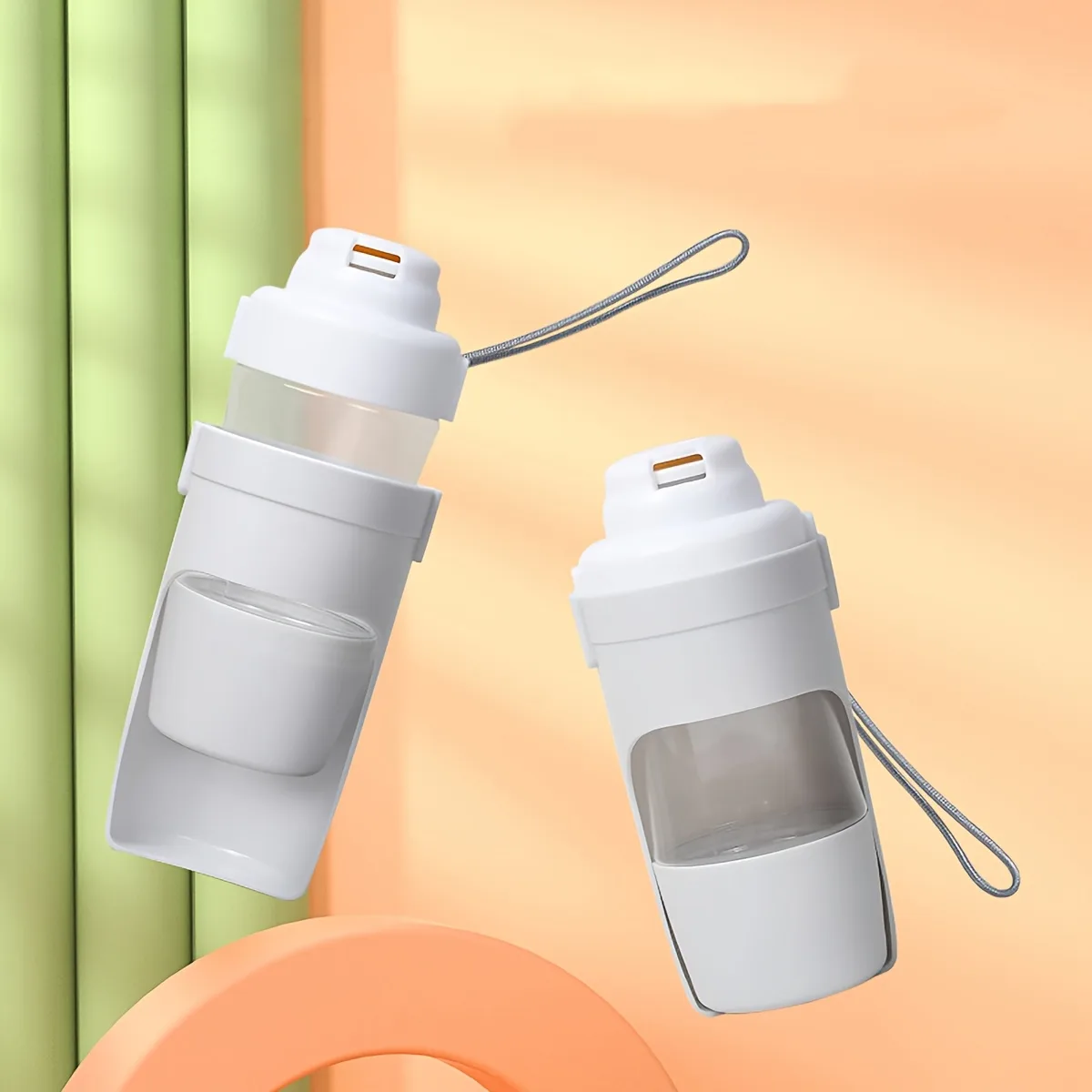 Portable Leak-Proof Dog Water Bottle with Built-In Bowl & Carbon Filter - Vue 13