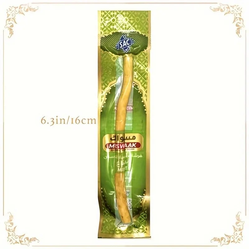 Natural Plant-Based Wooden Toothbrushes Infused with Peppermint - Vue 6