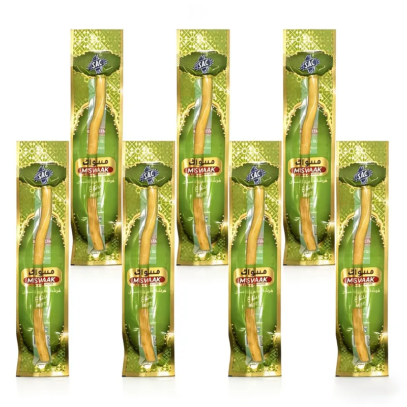 Natural Plant-Based Wooden Toothbrushes Infused with Peppermint - Vue 9