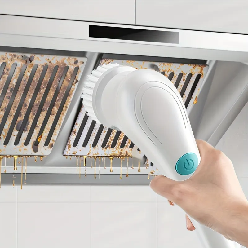 5-in-1 Cordless Electric Rotary Cleaning Brush (Bathroom & Kitchen) - Vue 7