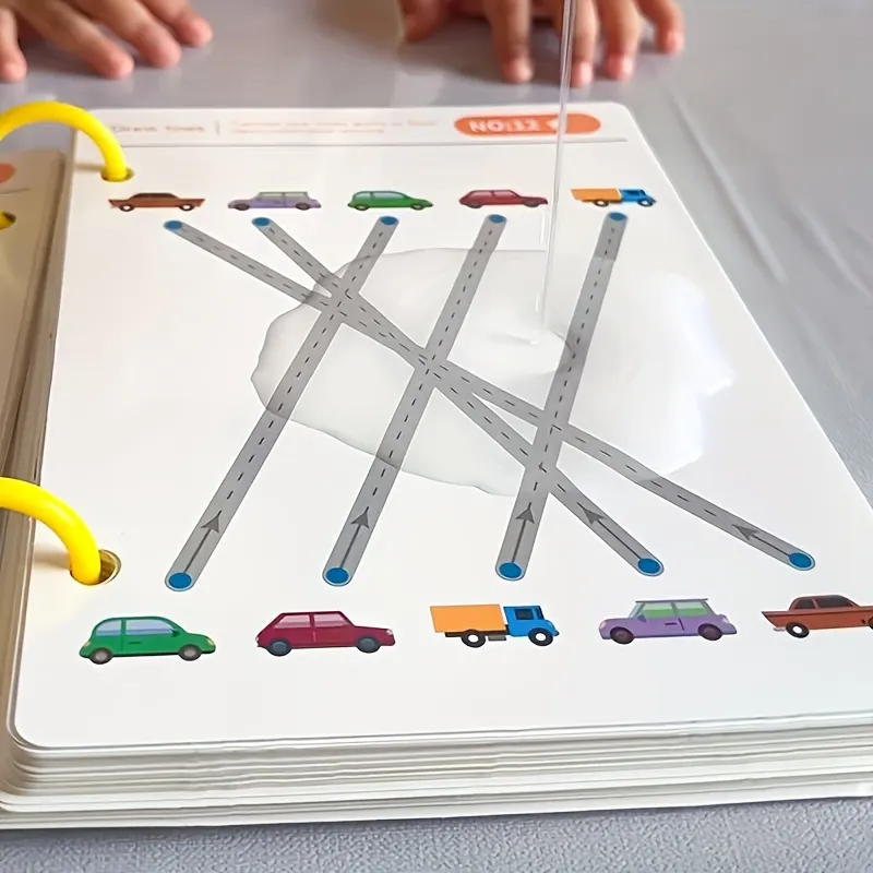 Magic Reusable Writing, Tracing & Math Workbook (Erasable Forever) - Vue 4