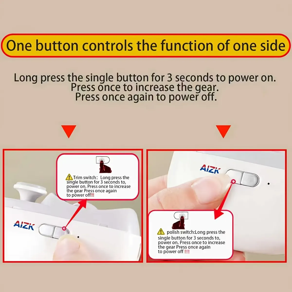 Safe Automatic Electric Nail Clipper with LED Light & Collection Chamber - Vue 2