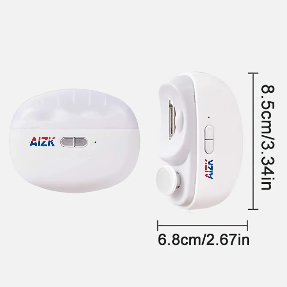 Safe Automatic Electric Nail Clipper with LED Light & Collection Chamber - Vue 5