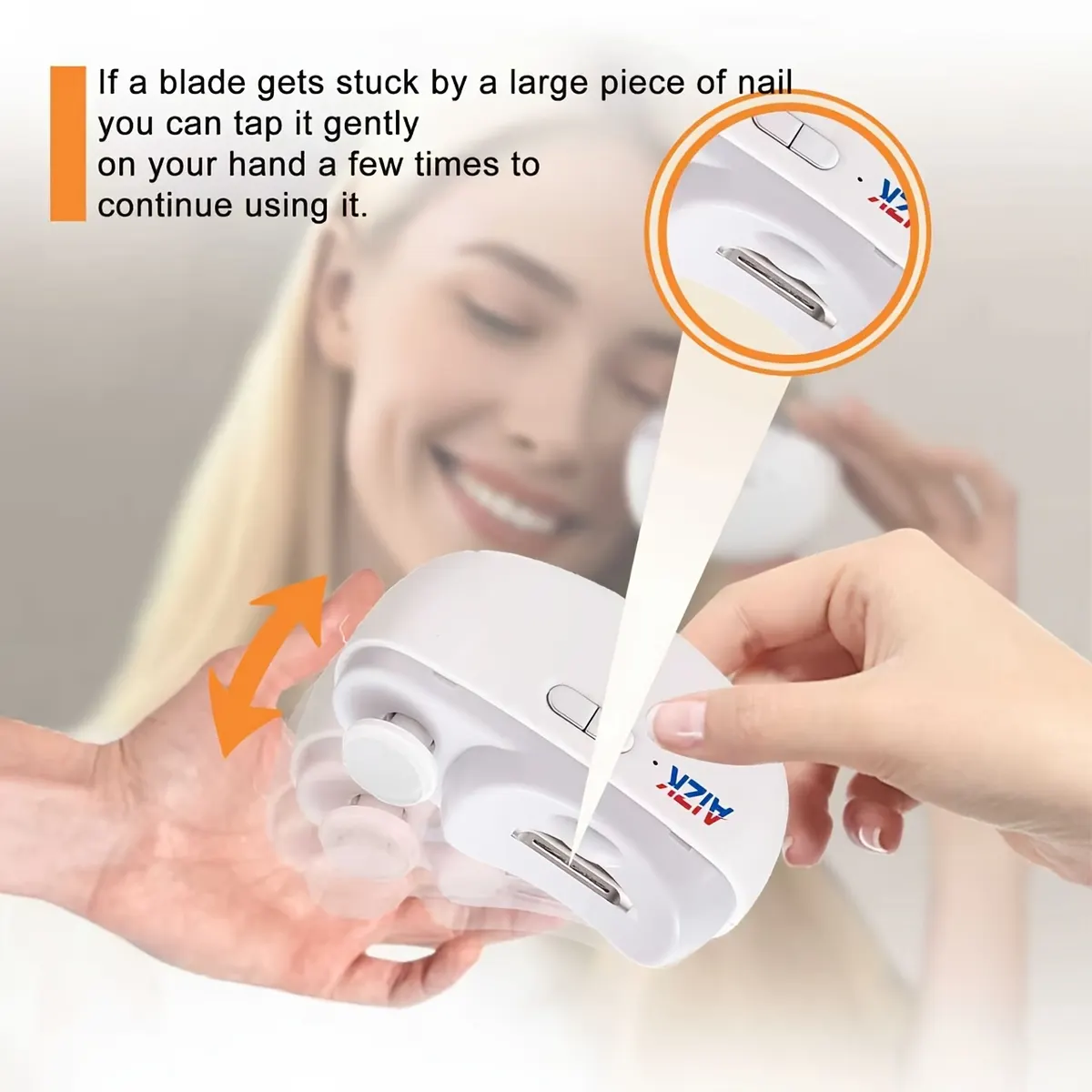 Safe Automatic Electric Nail Clipper with LED Light & Collection Chamber - Vue 10