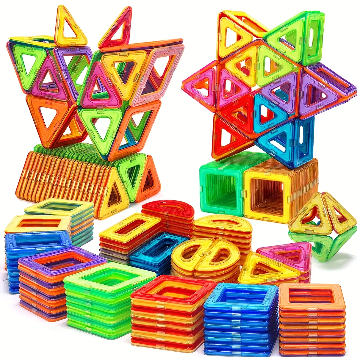 Magnetic Building Blocks for Kids – 40, 80 or 100 Pieces (STEM) - Vue 11