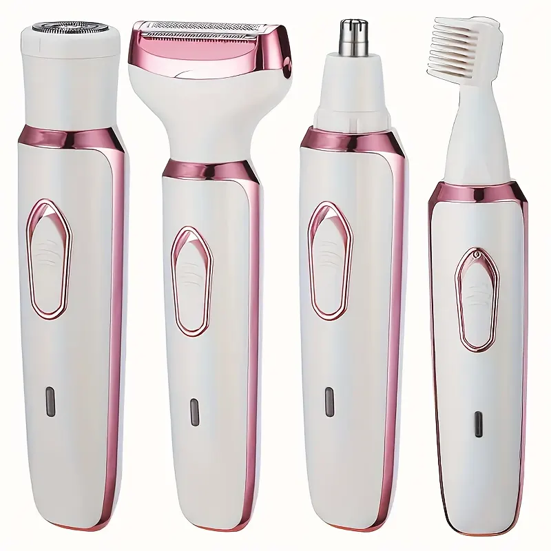 4-in-1 Electric Epilator for Women, USB Rechargeable - Vue 4