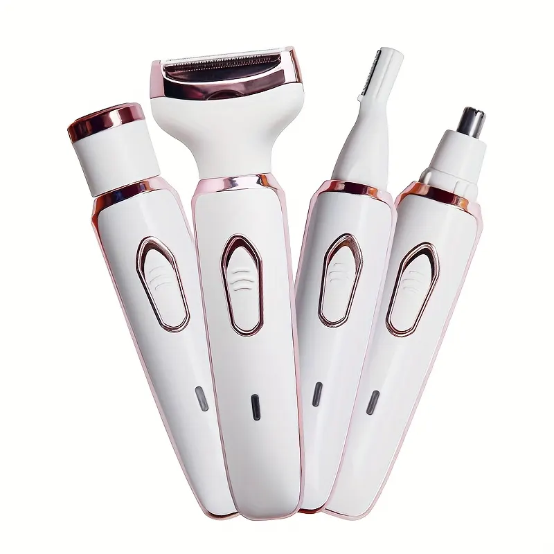 4-in-1 Electric Epilator for Women, USB Rechargeable - Vue 5