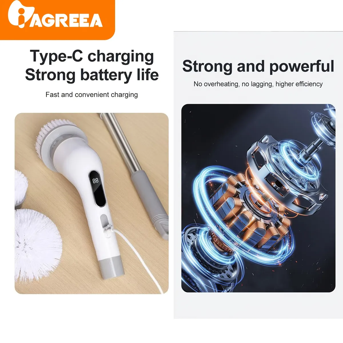 9-in-1 Cordless Electric Rotary Cleaning Brush - Vue 3