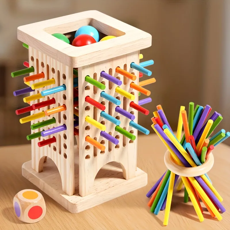 Educational Wooden Stick Game – Multiplayer, Parents & Kids