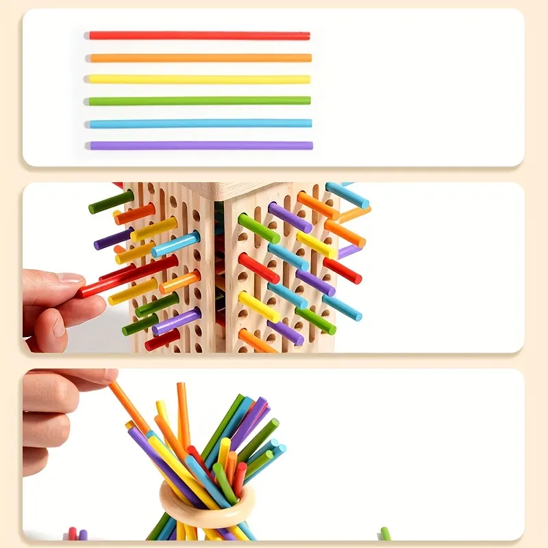 Educational Wooden Stick Game – Multiplayer, Parents & Kids - Vue 2