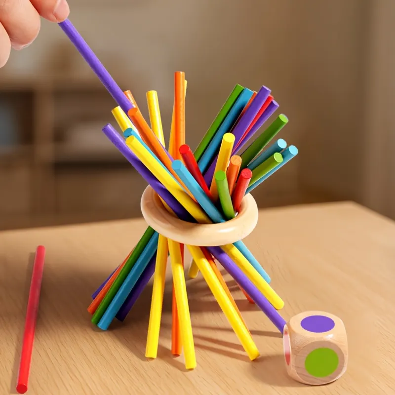 Educational Wooden Stick Game – Multiplayer, Parents & Kids - Vue 5