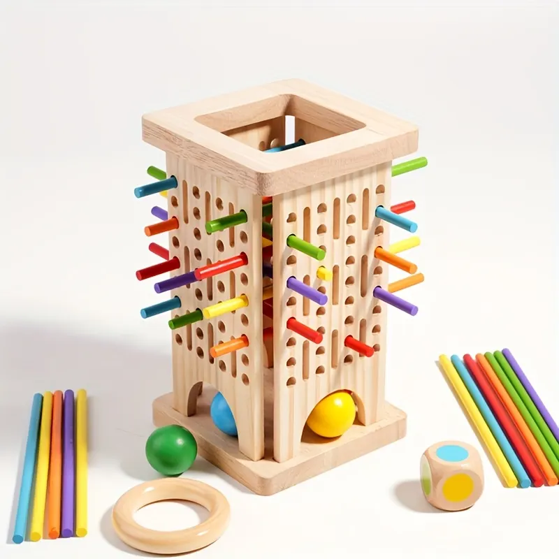 Educational Wooden Stick Game – Multiplayer, Parents & Kids - Vue 7