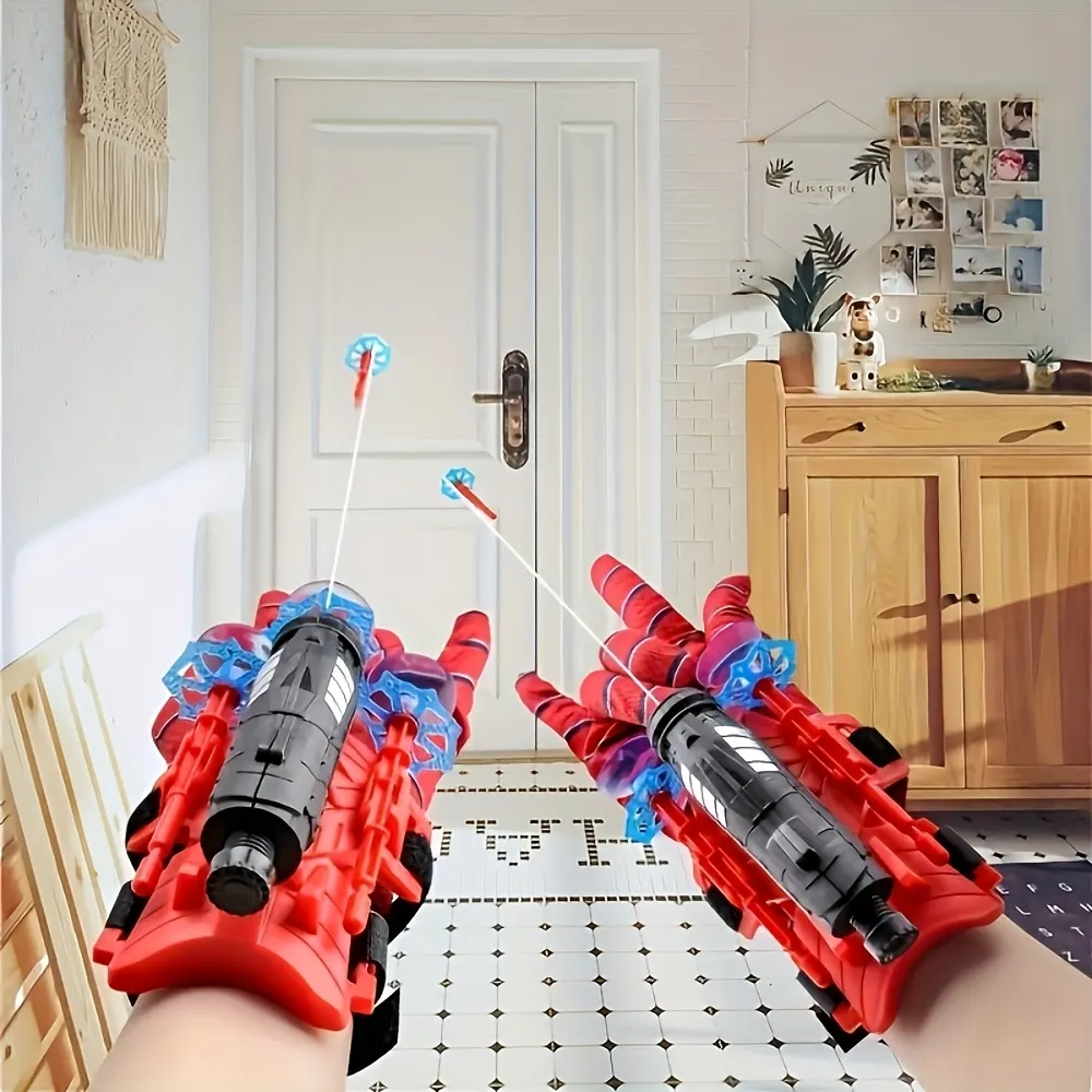 Web Shooter Gloves – Dress-Up Toy for Kids