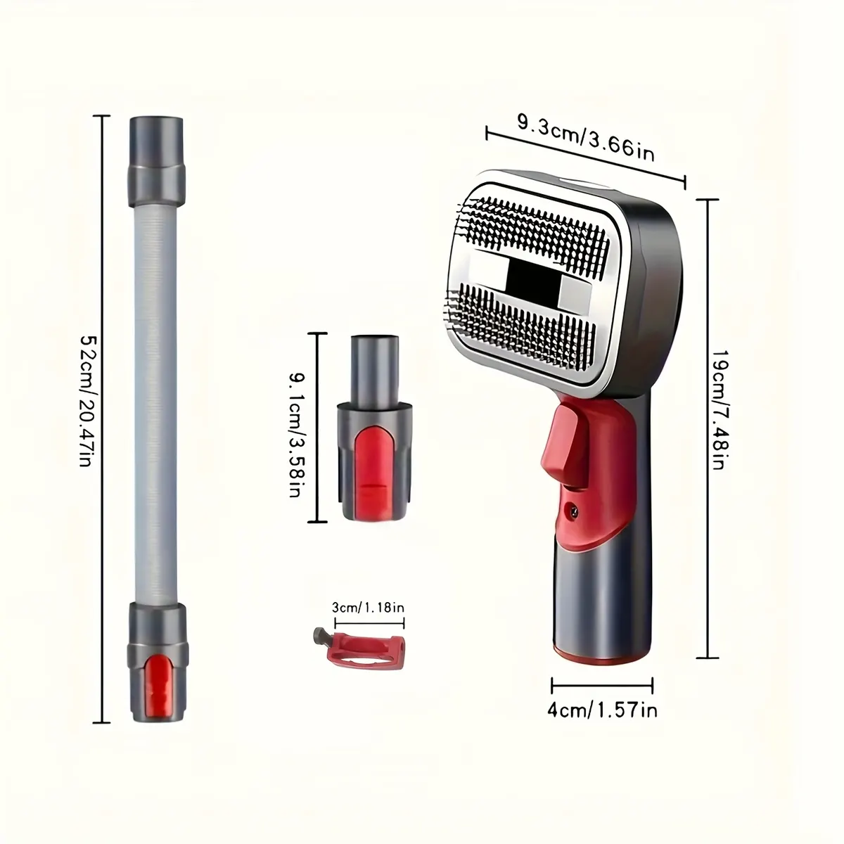 Grooming Brush for Dyson Vacuums V7 to V15 – Dogs & Cats - Vue 2