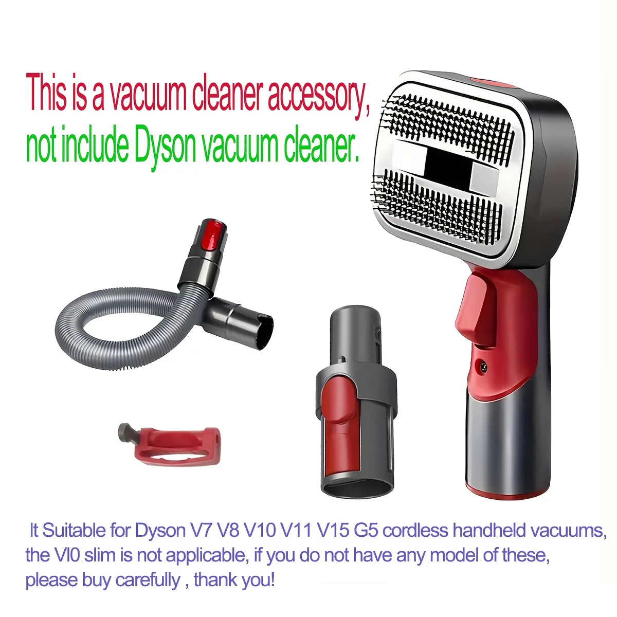 Grooming Brush for Dyson Vacuums V7 to V15 – Dogs & Cats - Vue 3