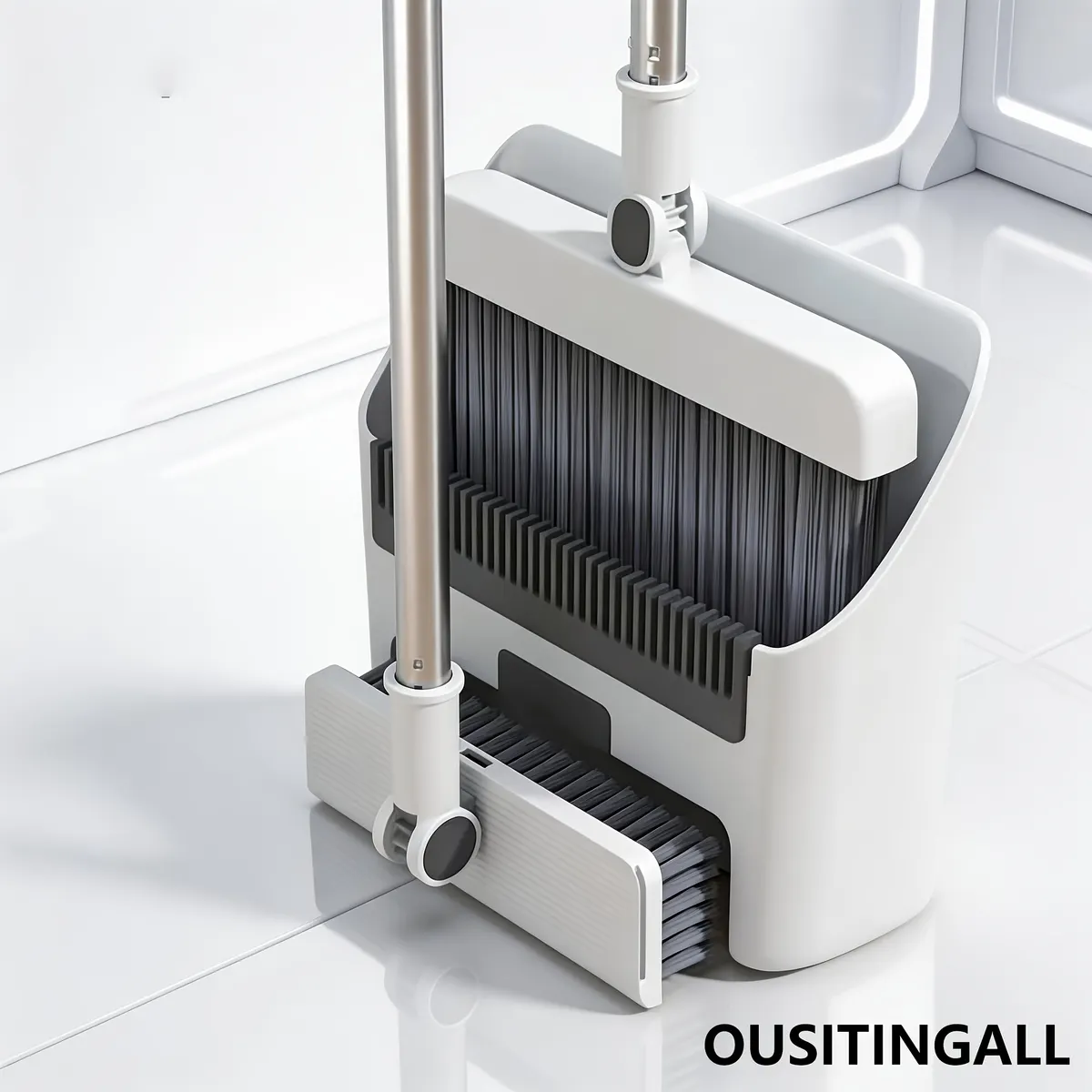 3-in-1 Cleaning Kit – Soft Broom, Squeegee & Pet Hair Brush