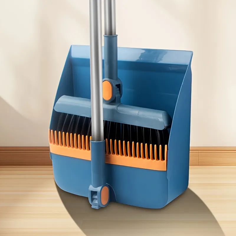 3-in-1 Cleaning Kit – Soft Broom, Squeegee & Pet Hair Brush - Vue 5