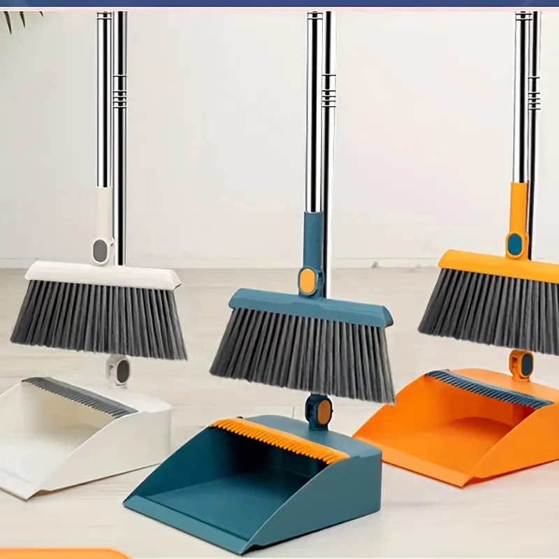3-in-1 Cleaning Kit – Soft Broom, Squeegee & Pet Hair Brush - Vue 8