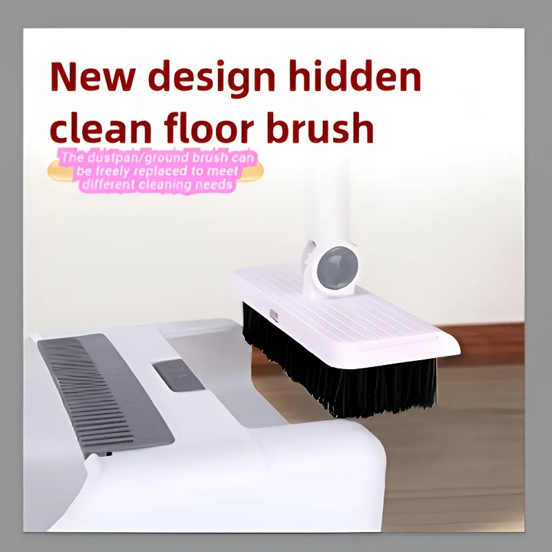 3-in-1 Cleaning Kit – Soft Broom, Squeegee & Pet Hair Brush - Vue 10