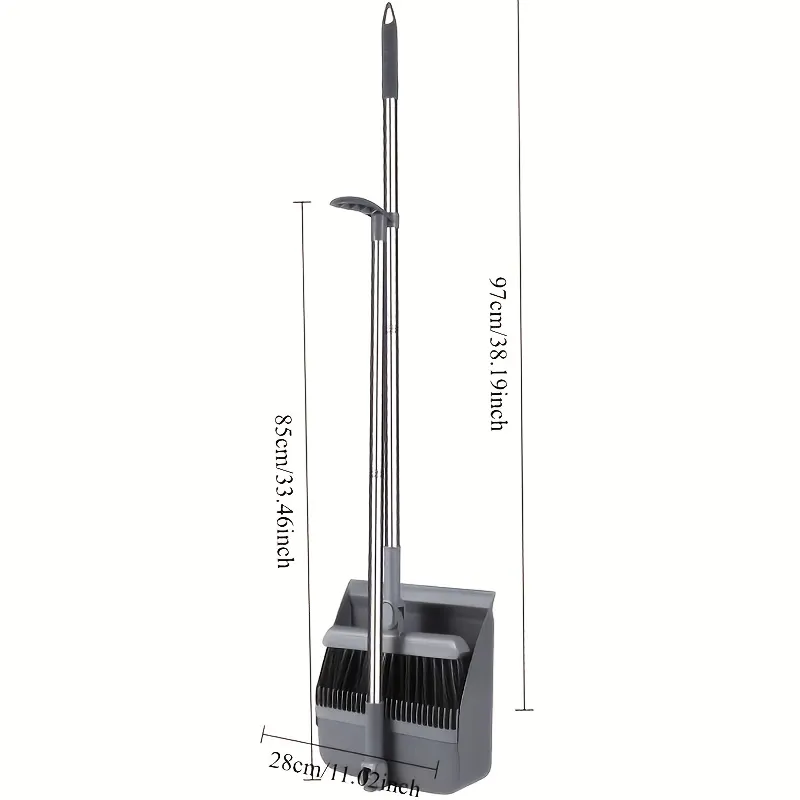 3-in-1 Cleaning Kit – Soft Broom, Squeegee & Pet Hair Brush - Vue 12