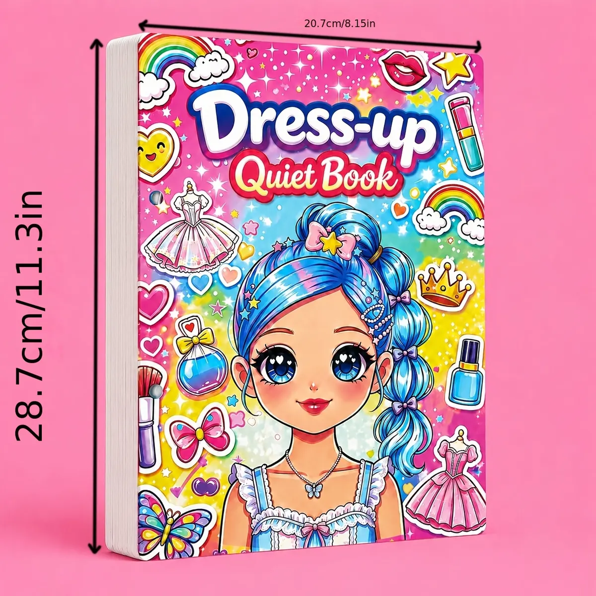Reusable Sticker Book Beauty Salon – 4-in-1, Over 150 Pieces - Vue 6