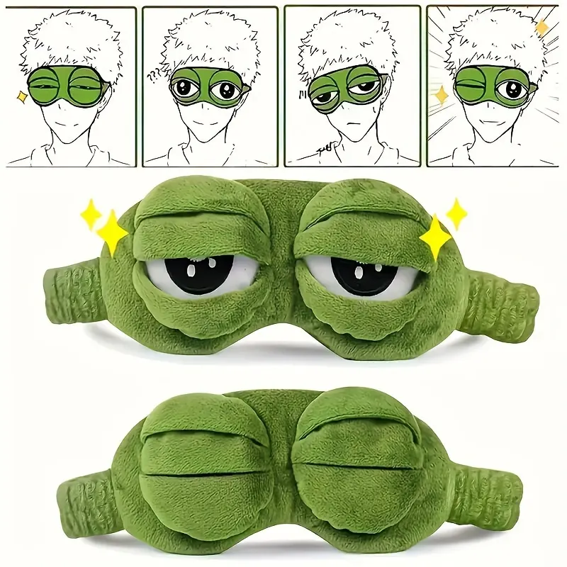 Frog Sleep Mask – Soft & Blackout