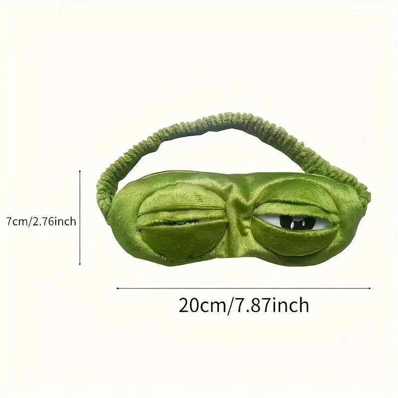 Frog Sleep Mask – Soft & Blackout - Vue 3