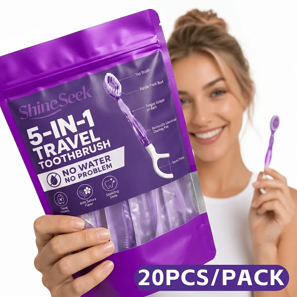 Travel Dental Care Kit, 20 Pieces 5-in-1 – Mint Flavour