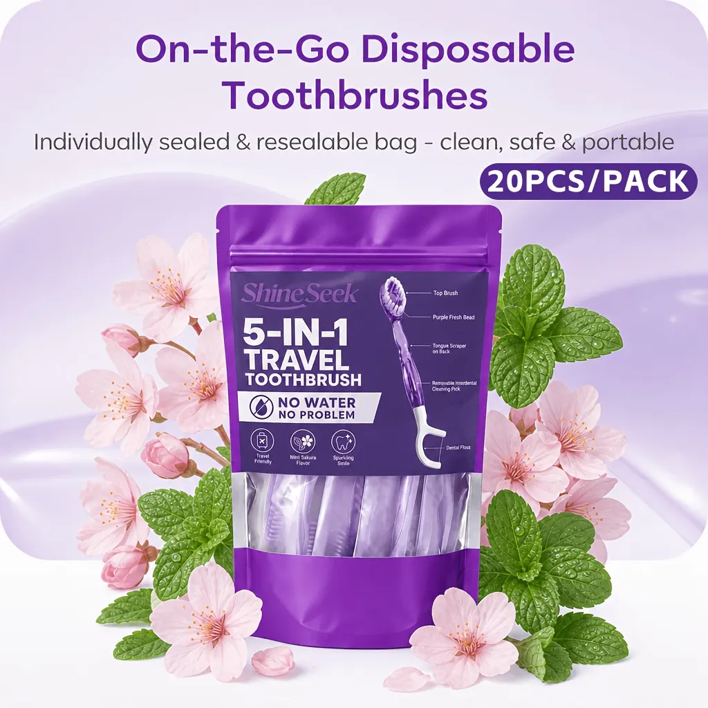 Travel Dental Care Kit, 20 Pieces 5-in-1 – Mint Flavour - Vue 2