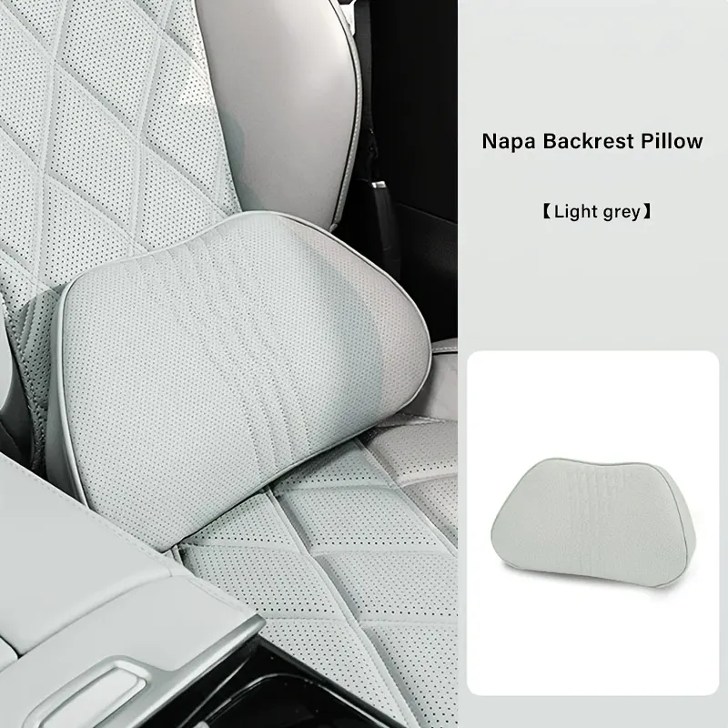 Nappa Leather Car Headrest Cushion – Neck Support - Vue 22
