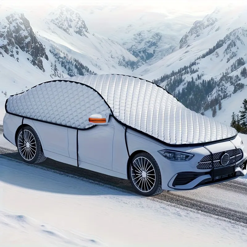 4-Season Windscreen Cover – Snow, Frost & Sun Shade - Vue 9