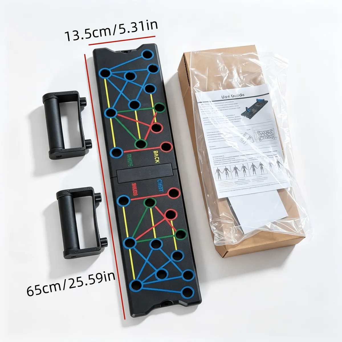 Multifunction Push-Up Board – Chest, Arm & Back Training at Home - Vue 3